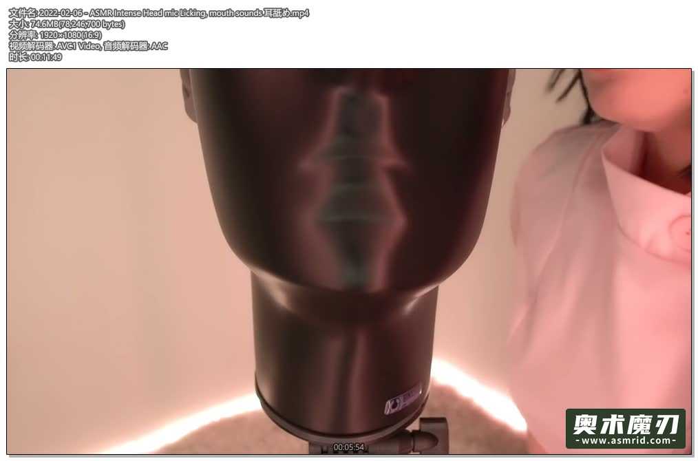  强烈的头部麦克风舔舐，口腔音 | うーちゃんASMR406,作者:奥术魔刃精选,帖子ID:641