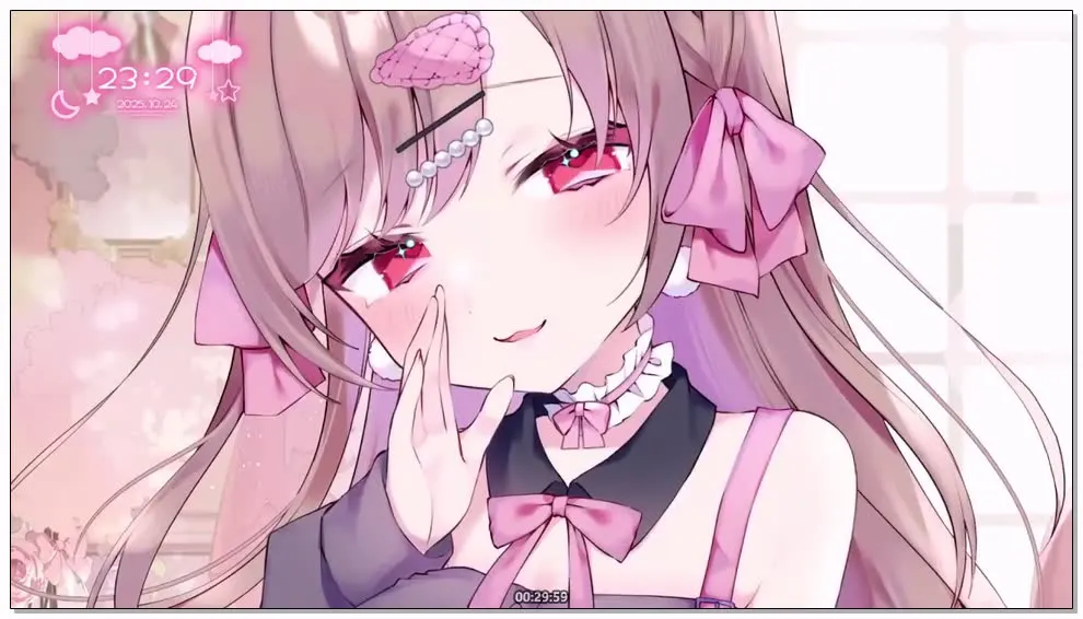 【新模型披露ASMR】涼花みなせ：全新ASMR专用Live2D模型发布！(2025.10.24) (图1)