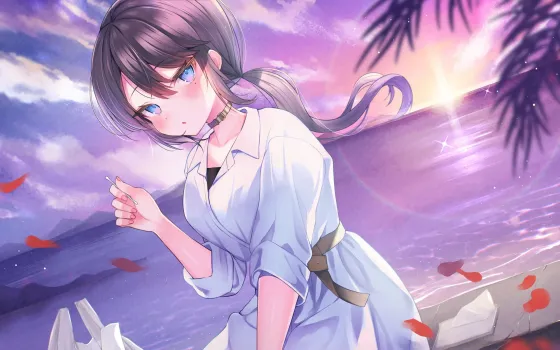 RJ01051743 【簡体中文版】海姉妹・次女 ～普段はクールなお姉さんと波音や汽笛を聴きながらのんびりASMR～【CV.藤田茜】