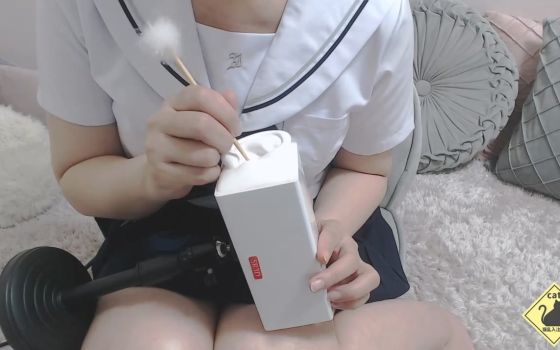 星奈つき乃：白水手服初秋疗愈 舔耳按摩采耳（2026.09.12）